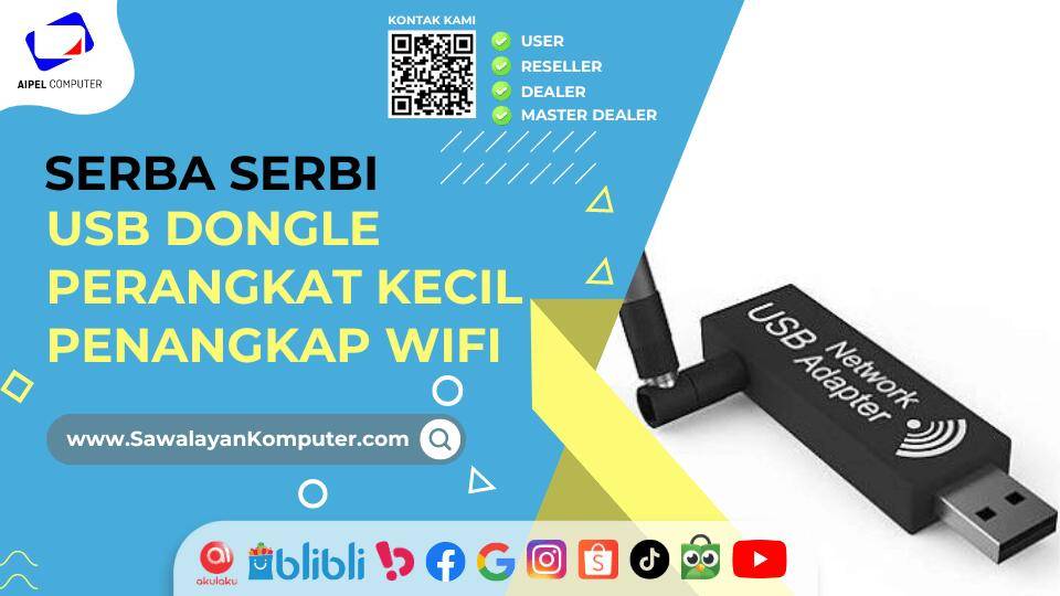 Serba Serbi USB Dongle WiFi Perangkat Kecil Penangkap Internet (2)