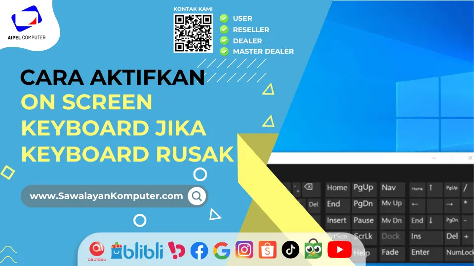 Cara Aktifkan On Screen Keyboard Sebagai Alternatif Keyboard Rusak