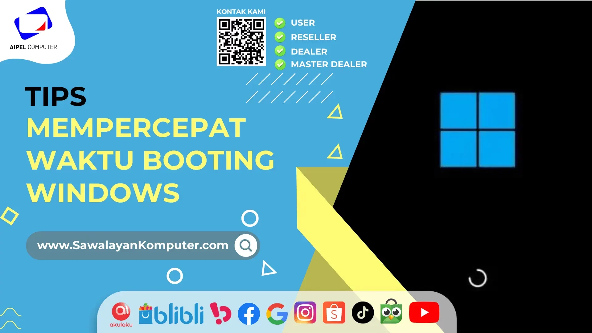 Tips Mempercepat Waktu Booting Windows Paling Efektif